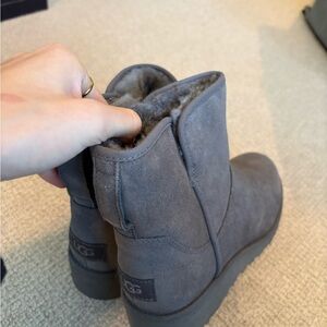 UGG Charcoal Suede Boots